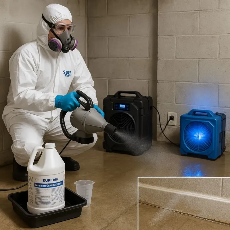 Sanitization and Odor Removal process in Hansville, WA